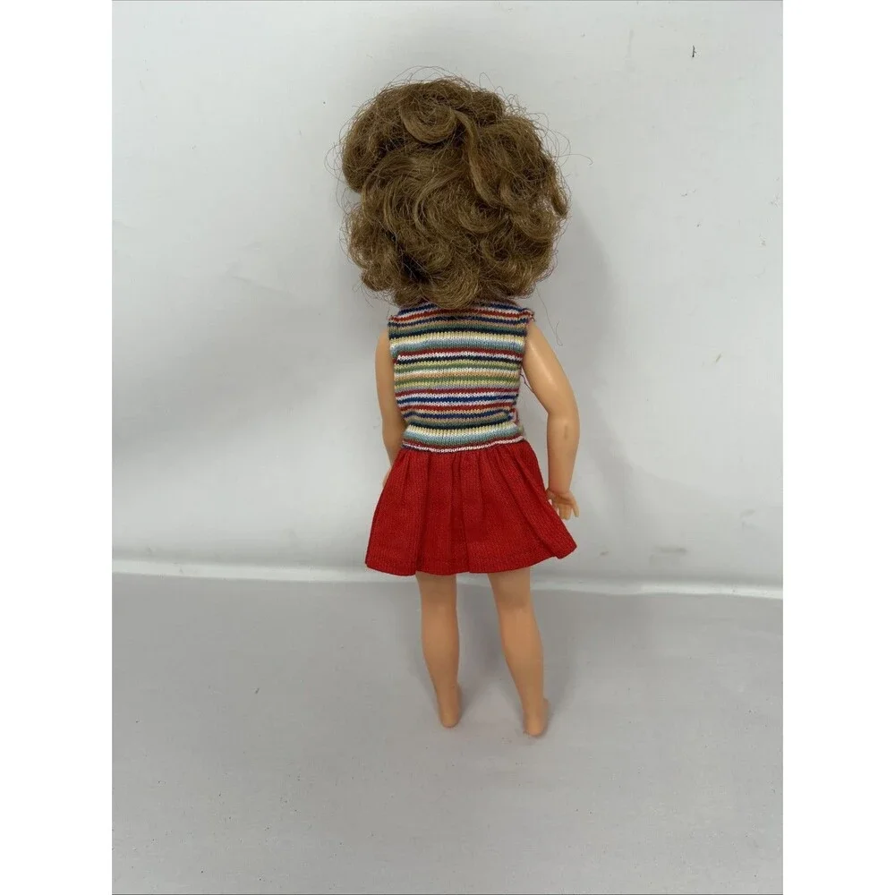 Vintage 1960s Ideal Tammy Little Sister Pos'n Pepper Doll Light Brown Hair G-9-E